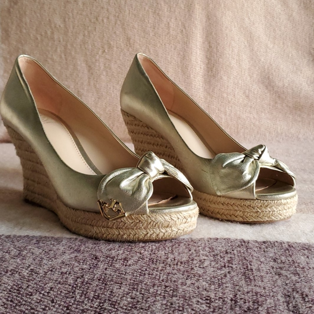 Tory Burch Dory peep-toe espadrille wedges